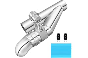 Peastorm Valvetronic Exhaust Cutout 3 Inch with Elbow Muffler System Exhaust Valve Kit (1 Control Box, 1 Valve)