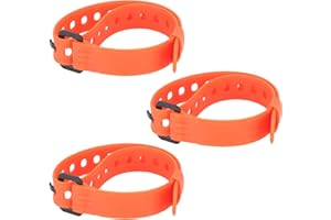 IONPSHG Utility Straps, 3-Piece Set - Durable and Lightweight Industrial Tie-Down Straps for Camping Gear, Bikes, Moto Access
