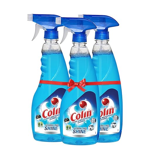 Colin Glass and Surface Cleaner with Shine Boosters, Regular (500ml