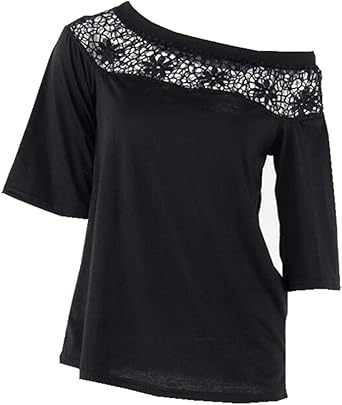 amazon ladies black tops