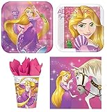 Disney Tangled Princess Rapunzel Value Pack Birthday Party for 8 guests ( Plates, Cups, Napkins)