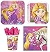 Disney Tangled Princess Rapunzel Value Pack Birthday Party for 8 guests ( Plates, Cups, Napkins)