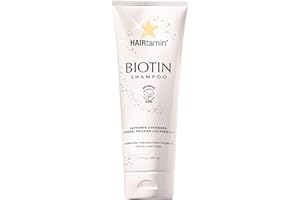 HAIRtamin Biotin Shampoo - Helps to Support Stronger, Longer, Thicker-Looking Hair with Sulfate-Free, Hydrating, Vitamin Rich Formula Shampoo, Made With Vitamin B5, Cucumber Extract, Aloe Vera
