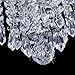 CO-Z Mini Crystal Chandelier with 3 Lights, Chrome Flush Mount Ceiling Light Fixture with Raindrop Crystals, Modern Ceiling Lighting for Hallway, Bedroom, Living Room, Kitchen, Dining Room