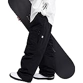 SNOWVERB Womens Mens Baggy Ski Insulated Pants Waterproof Cargo Snow Pants Snowboard Outdoor Hiking Pants for Winter Sports