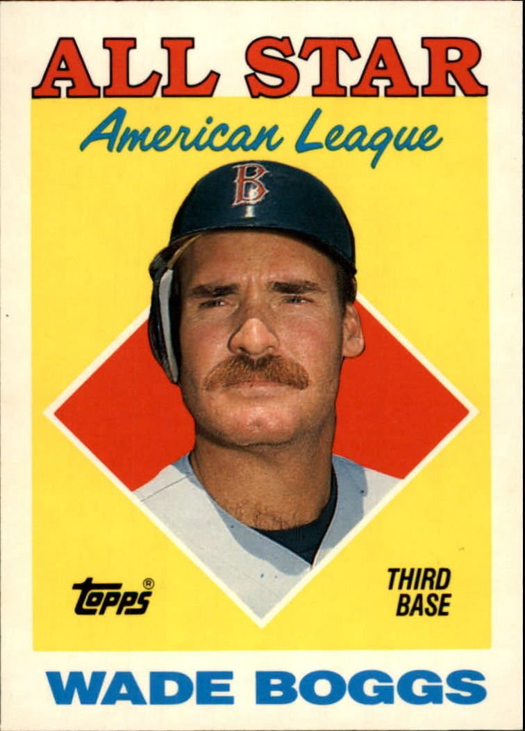 1988 Topps Wade Boggs 388 Allstar Boston Red Sox
