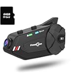 Amazon.com: FreedConn Motorcycle Helmet Headset with Camera R1plus