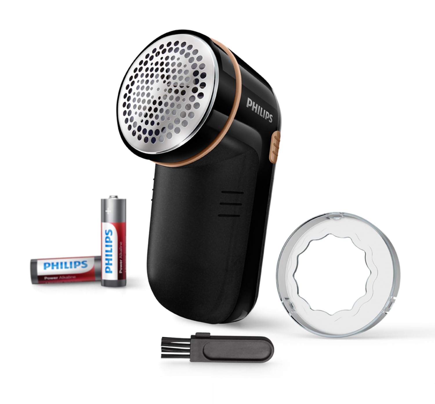 Philips Pimple remover - Effective removal - Suitable for all garments - Covers large area - Adjustable - 2 Philips AA batteries included - Give your old garments a new life in a snap - GC026/80