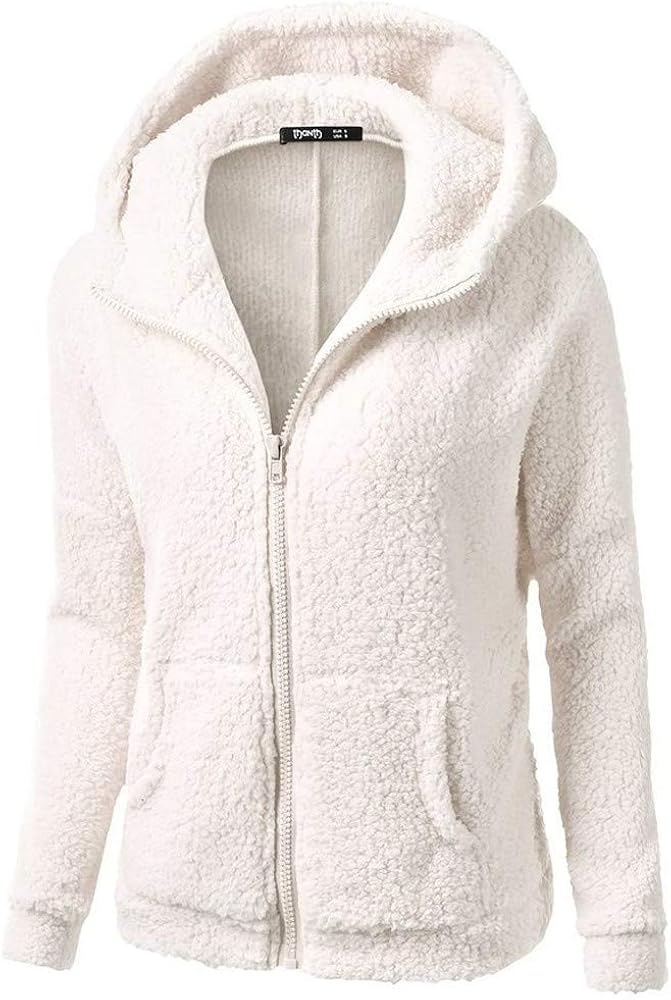 BODOAO Women's Winter Warm Faux Shearling Coat Casual Jacket Parka Outwear Overcoat at  Women's Coats Shop
