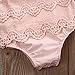 Newborn Baby Girl Infant Romper Jumpsuit Bodysuit Tutu Lace Dress Clothes Outfit (0-3 Months, Pink)