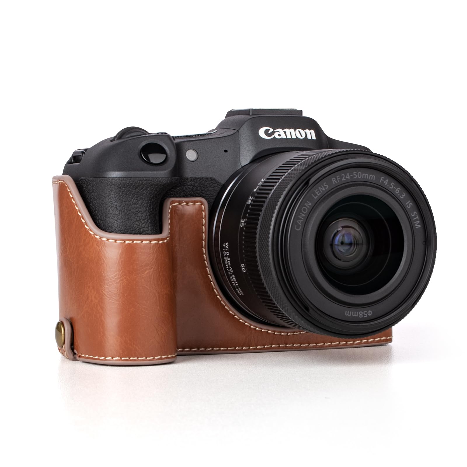 Rieibi G7X II G7X III Case - Vintage Leather Camera Case for Canon PowerShot G7 X Mark II/G7 X Mark III DSLR Camera - Protective Case with Strap - Black