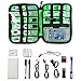 Travel Bag for Cables and Chargers,Space Saving Electronics Accessories Storage Bag,Travel Gadget Organizer Bag for Phone Cable Cords Accessory Products(M, Pink)