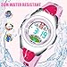 Girls Digital Watch, Kids Waterproof Sports Watch with Alarm Timer, Outdoor Sport Watches for Childrens