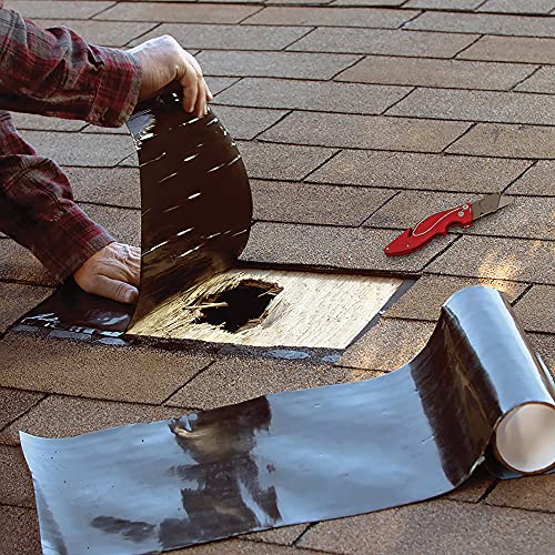FLEX TAPE Cinta de Caucho Fuerte e Impermeable; Proyectos de Interior y Exterior Para Parchar, Unir, Sellar y Reparar; Sella Fugas Instantáneamente con su Respaldo Grueso, Flexible y de Caucho; Ideal Para Reparaciones en el Hogar, Cubrir Grietas, Agujeros, Plomería, Equipo al Aire Libre, Marinos y Acuáticos, Proyectos de Bricolaje, Arreglos Automotrices, y Mucho Más, Negro, 10.2 cm X 1.5 m