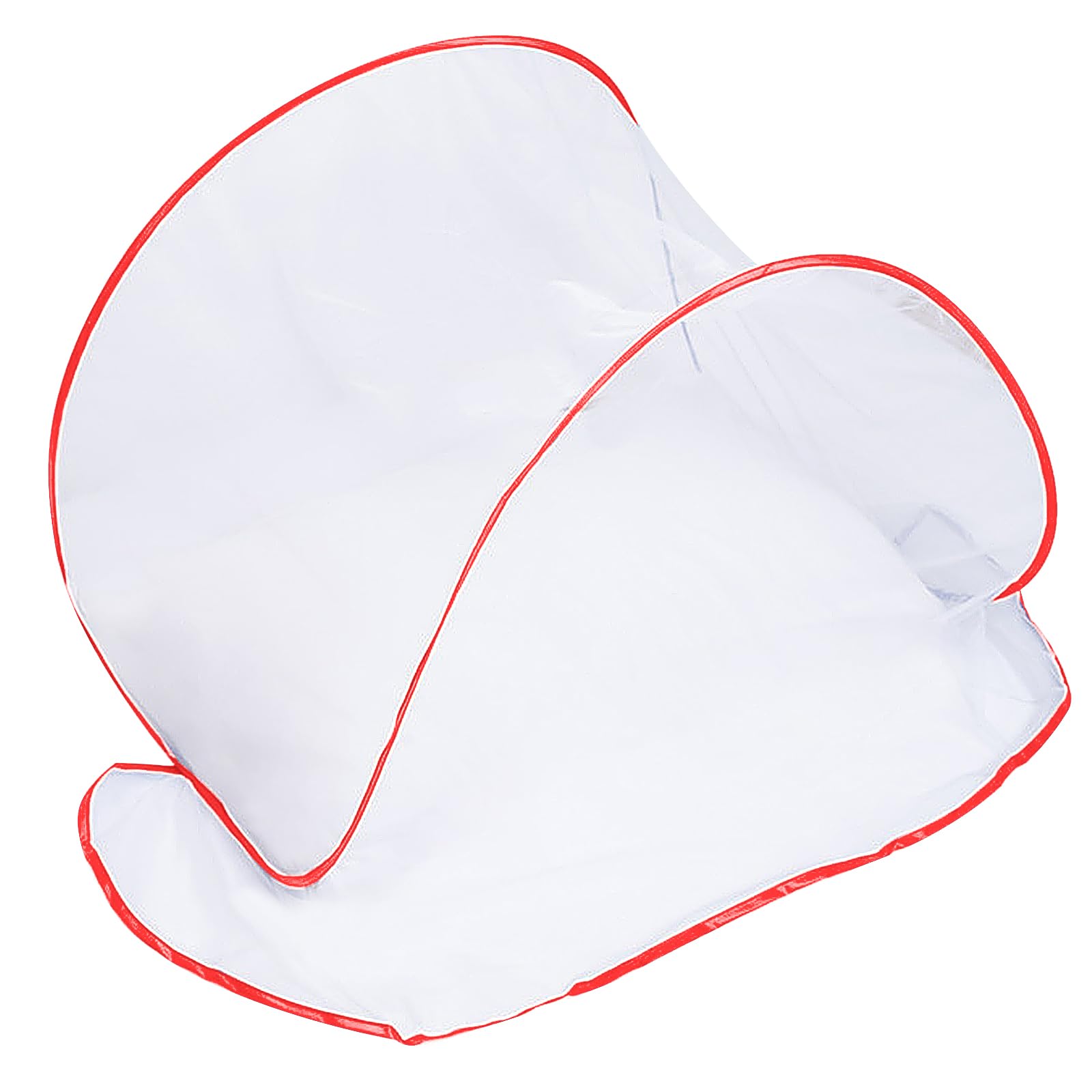 Mosquito Net, Foldable Mini Mosquito Net for Head, Ultralight Pop-Up Mosquito Tent for Bedding Camping Traveling Patio, Free Installation Antimosquito Cover, Portable Insect Nets, Easy Set Up (Red)