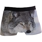 Shark Otter Frog Mens Boxer Briefs Underwear Breathable Stretch Boxer Trunk with Pouch S-XXL