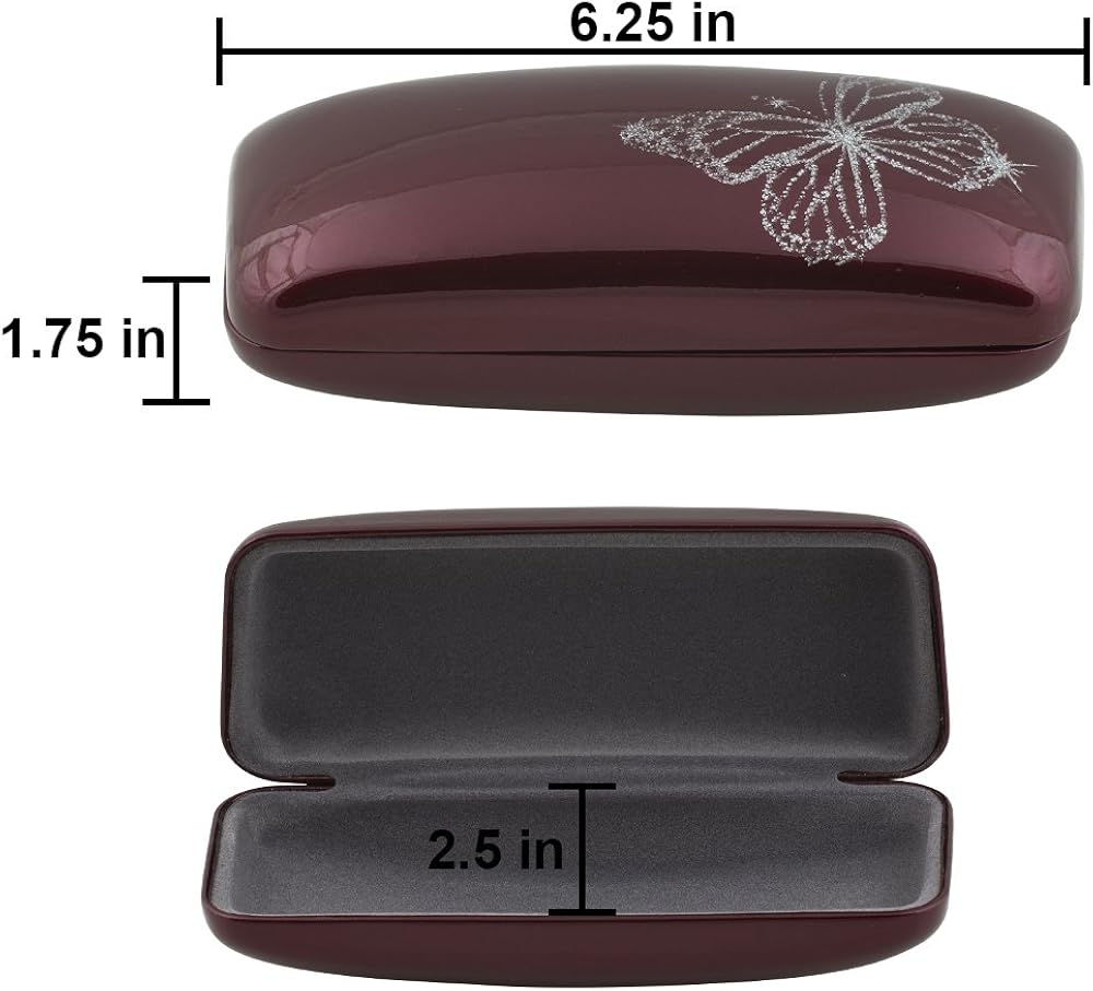 hard clamshell eyeglass case