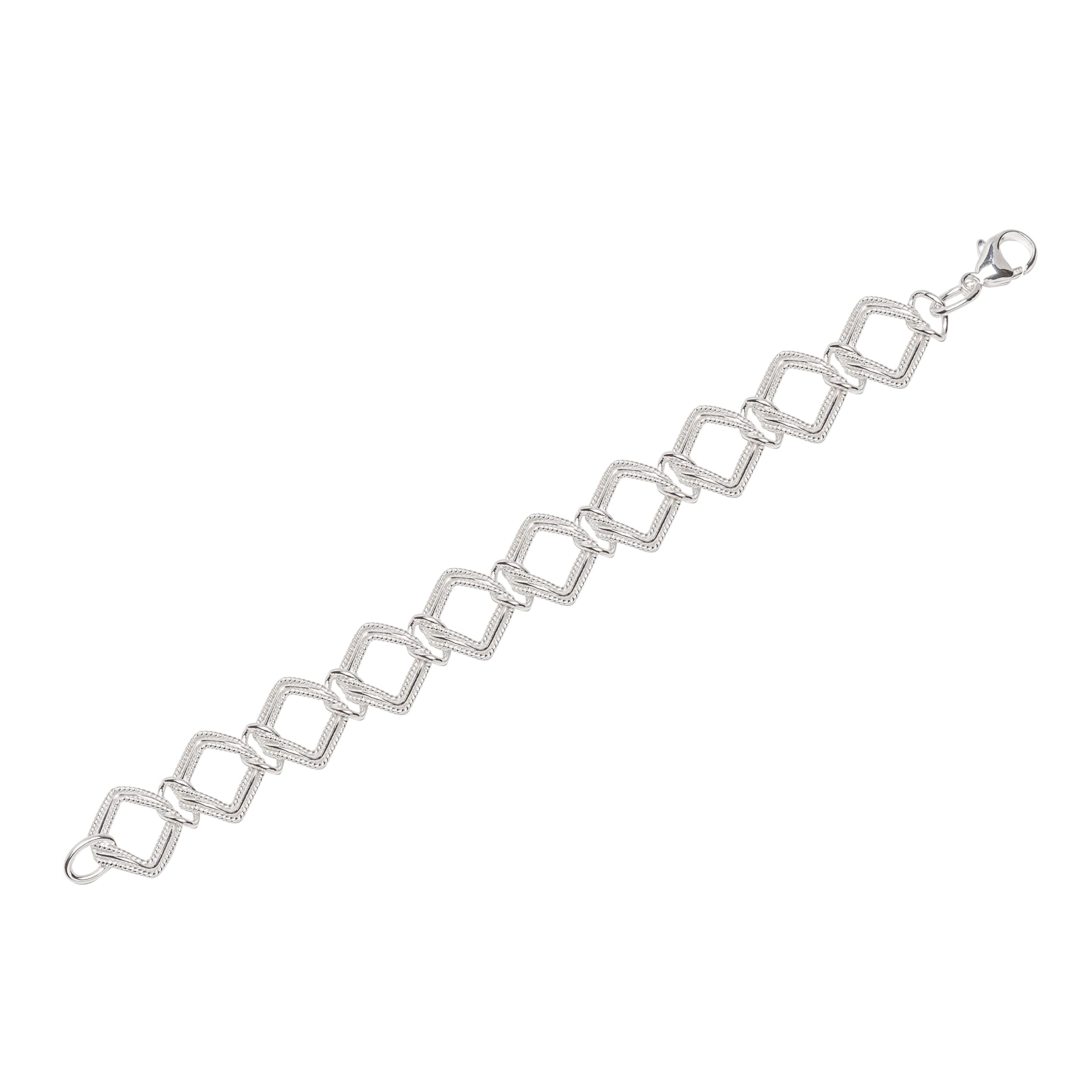 NKlaus bracelet 925 sterling silver 19cm designer chain ladies designer bracelet chain new 12859