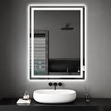 Dripex LED Bathroom Mirror 1000x600 mm Backlit Dimmable Anti-Fog 3 Color