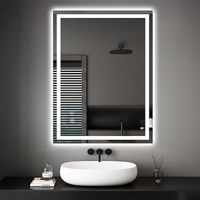 Dripex LED Bathroom Mirror 1000x600 mm Backlit Dimmable Anti-Fog 3 Color