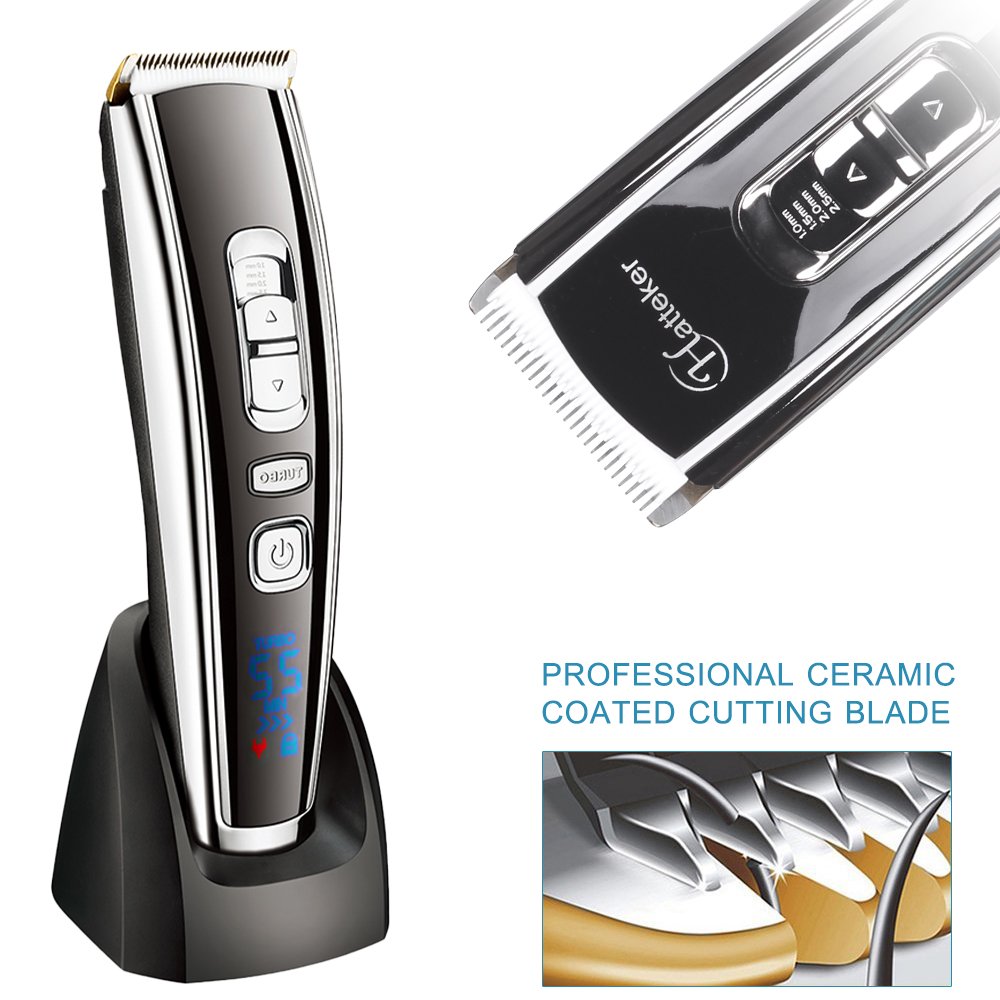 Hatteker Profi Herren Haarschneider Set Haarschneidemaschine für Männer Profi Haartrimmer für Akku und Netzbetrieb Hair clipper Bestes Geschenk für