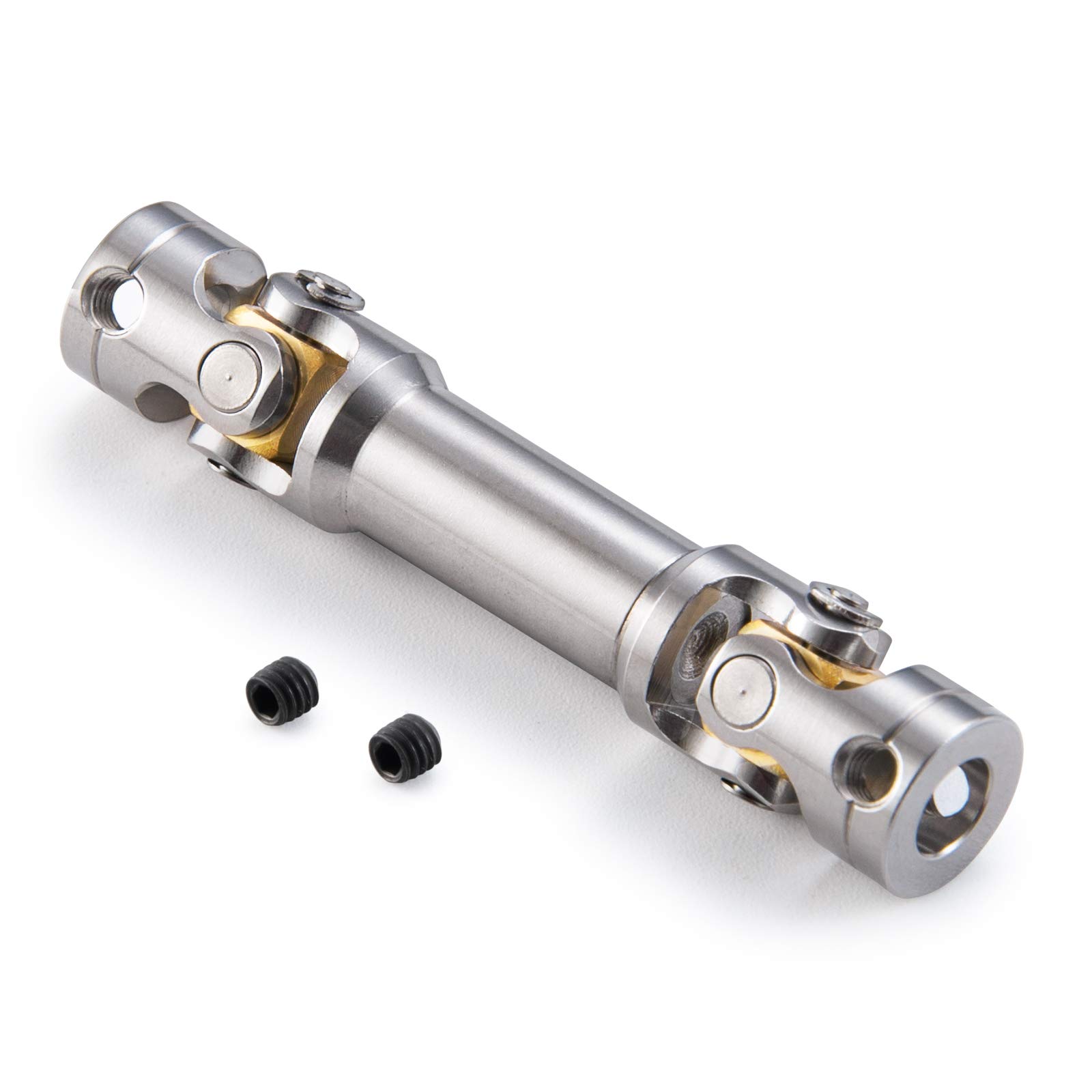 AXspeed 1Pcs Metal Drive Shaft for 1/14 RC Tamiya Tractor Climbing Trailer Upgrade Accessories (47mm-57mm)