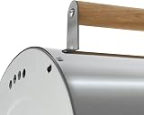 TecTake Portable BBQ Grill Stainless Steel 2 Areas Charcoal Silver view 9