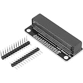 Micro:Bit Edge Connector, Bit Board To A Breadboard Extension Board 2.54Mm Pin, Microbit BBC Expansion Board(black)