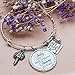 Maid of Honor Gift, Bridesmaid Gift Always my Sister Bangle, Today My Maid of Honor/Marton of Honor Forever My Sister Gift Wedding Adjustable Bracelet