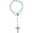 Vatican Imports Plastic Economy Rosary | 10 Bright Colors | Perfect for Camps, Groups and Retreats | Made in Italy | Christian Prayer Accessories