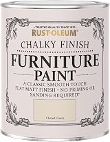 Rust-Oleum Cream Upcycled Furniture Paint Chalky Finish Clotted Cream 750ml view 6