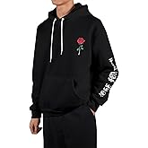 ZAFUL Men's Fluffy Polar Fleece Sweatshirt NEW YORK Embroidery Colorblock Half Zip Unisex Hoodie