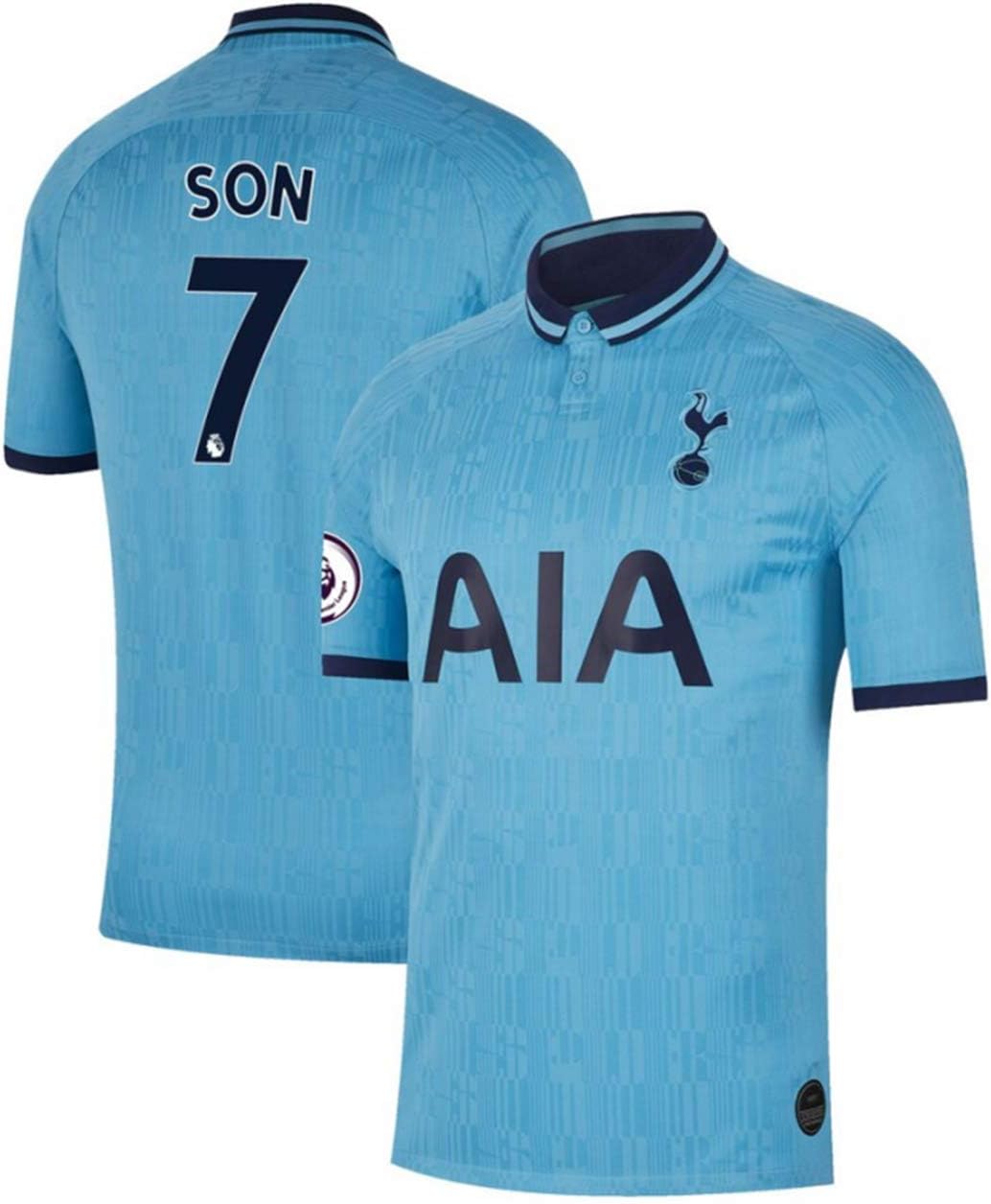 Sybabyt 2019-2020 Tottenham Hotspur #7 Heung-Min Son Third Kids/Youth Soccer Jersey/Short/Socks Blue