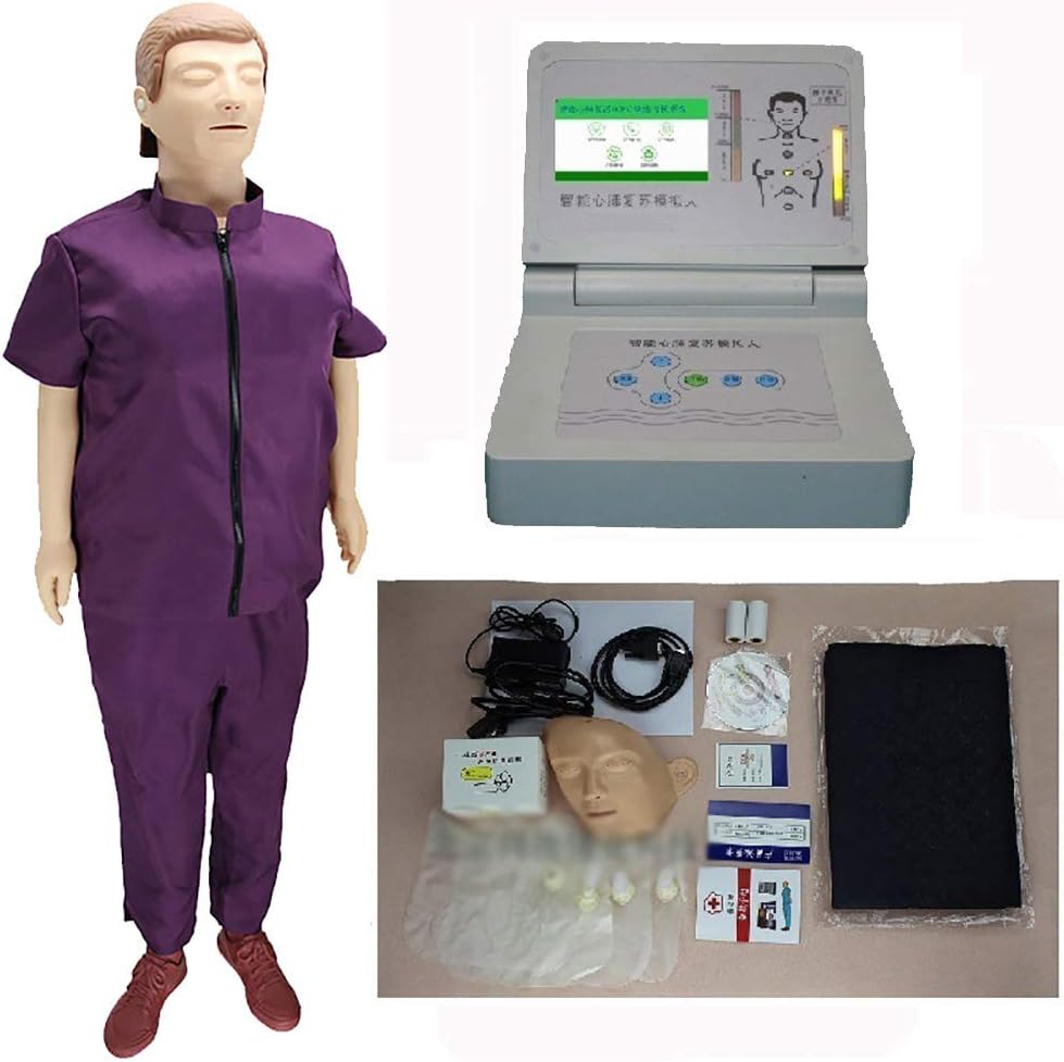 TZYY Adult CPR Training Manikin, Basic CPR Training Kit with 3 Operation Modes Operation Result Printing for First Aid Training