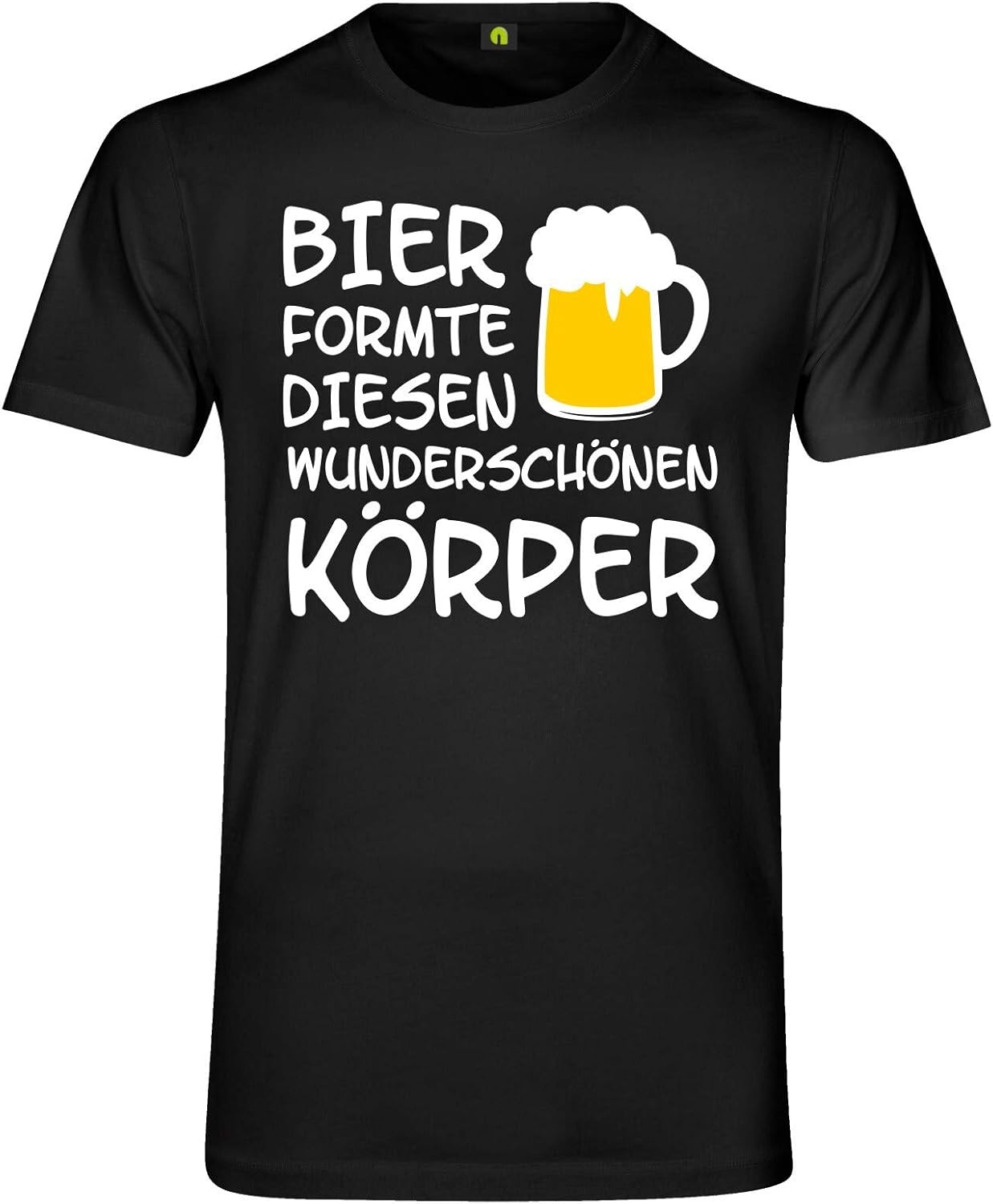 Bier Formte Diesen Wunderschönen Körper TShirt Beer Alkohol Fett Dick Amazon.de