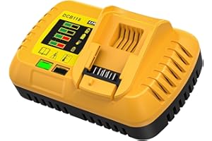 SIMPLE PLUS+ DCB118 for Dewalt Rapid Charge, Compatible with 20V MAX and 60V MAX DEWALT Batteries