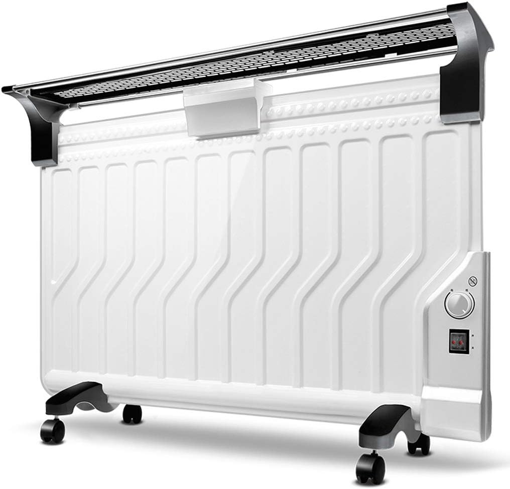 TY BEI Home heater-White mechanical version Oil Filled Radiator Heater Mini Portable Electric Room Thermostat,Ultra-thin and Energy saving/2200W |