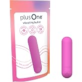 plusOne Bullet Vibrator for Women - Silicone Mini Vibrator, Pink Mini | Sex Toy Personal Massager with 10 vibration settings, Fully Waterproof, USB Rechargeable