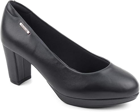 sapato preto fosco feminino