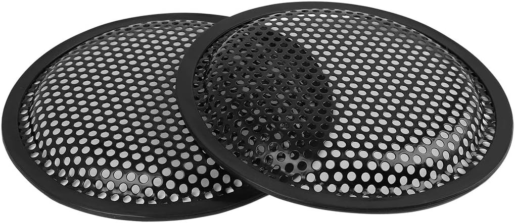 X AUTOHAUX 2pcs 6″ Mesh Protector Car Speaker Cover Woofer Subwoofer - View #2