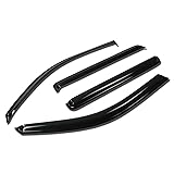 Auto Dynasty 4pcs Tape-On Window Vent Visor
