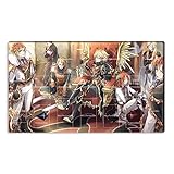 New Mlikemat Playmat Flame Noble Knight TCG CCG OCG