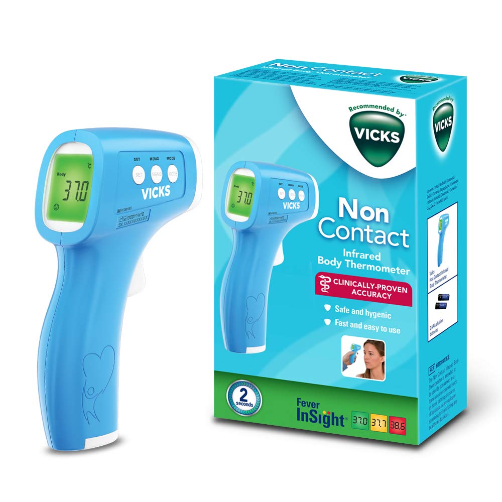 Vicks Non Contact Infrared Body Thermometer HTD8813EE, 450 g