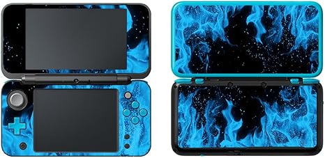 Eseeking Vinyl Cover Decals Skin Sticker For New Nintendo 2ds Xl Ll Ice Blue Flame Amazon Co Uk Pc Video Games