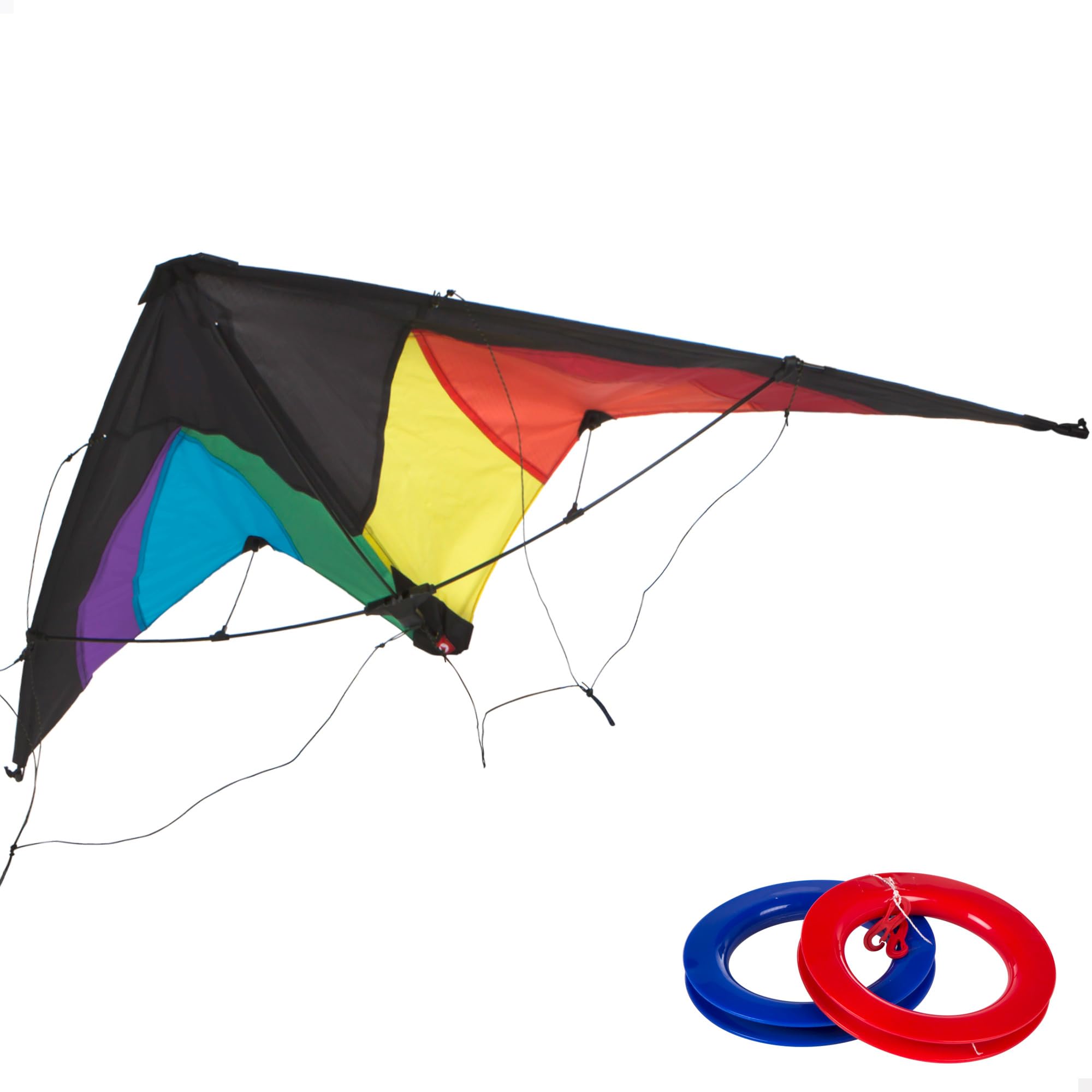Eolo Acrobatic Kite Pop-Up Magic, 125 x 72 cm Rainbow