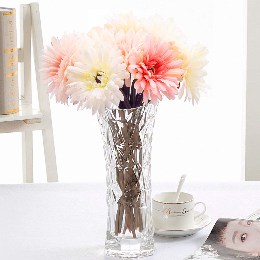 VGoodall 14 Pcs Künstliche Blumen Seidenblumen, Unechte Deko Blumen Gefälschte Blumen für Haus Garten Party Blumenschmuck