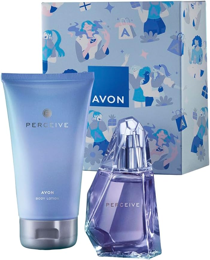 Avon Perceive Perfume Gift Set Two Piece EDP 50ml Body Lotion 150ml
