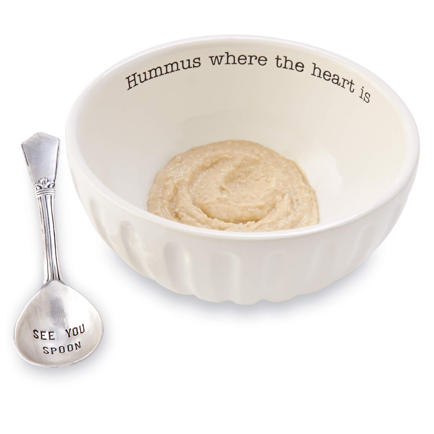 Photo 1 of MUD PIE HUMMUS BOWL WITH SPOON