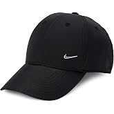 Nike Unisex Adult Club Structured Metal Swoosh Cap Hat | Mens and Womens
