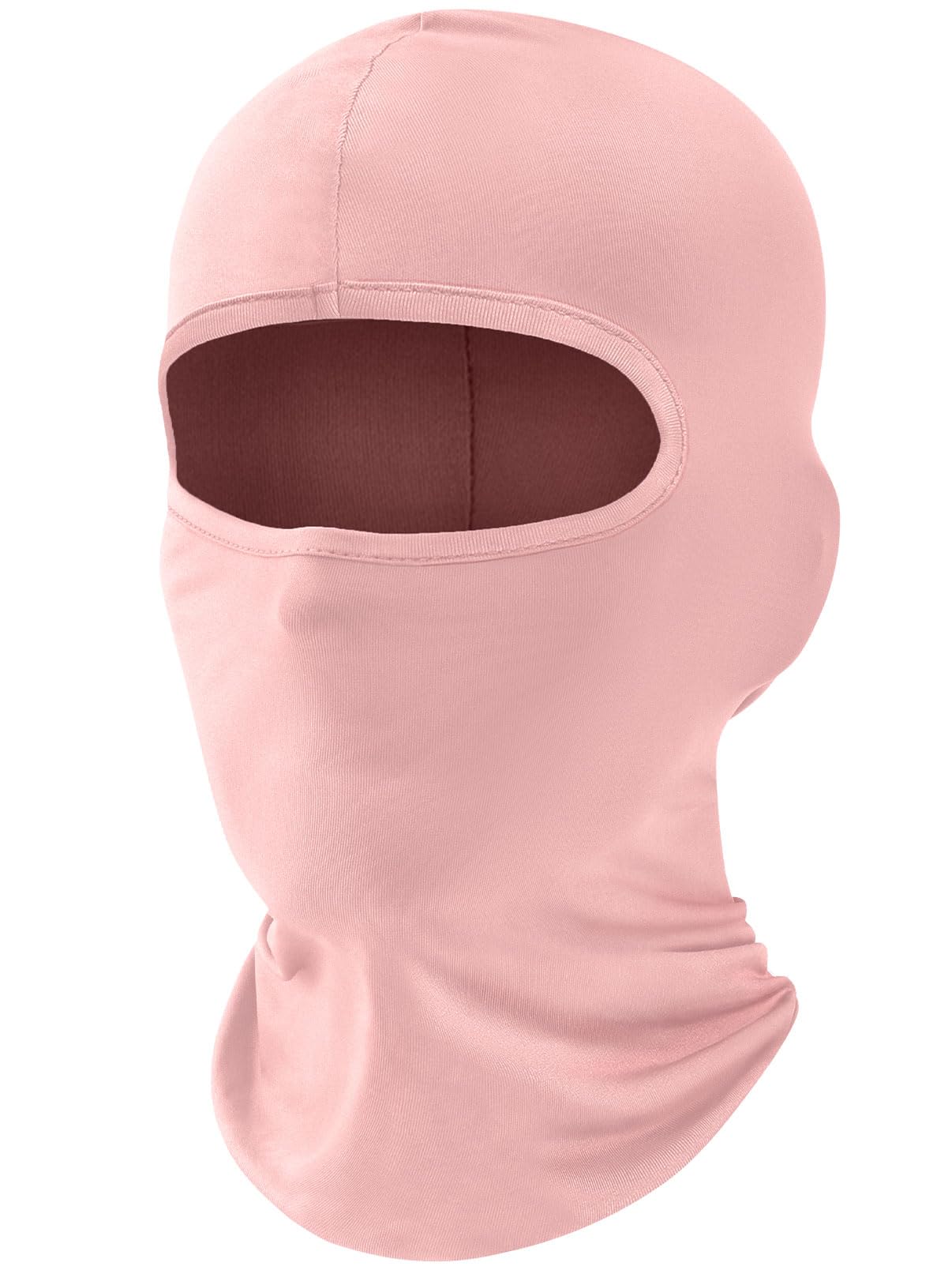 Photo 1 of Fuinloth Balaclava Ski Mask, Motorcycle UV Protector Scarf, Summer Cooling Neck Gaiter for Men/Women Blush Pink
